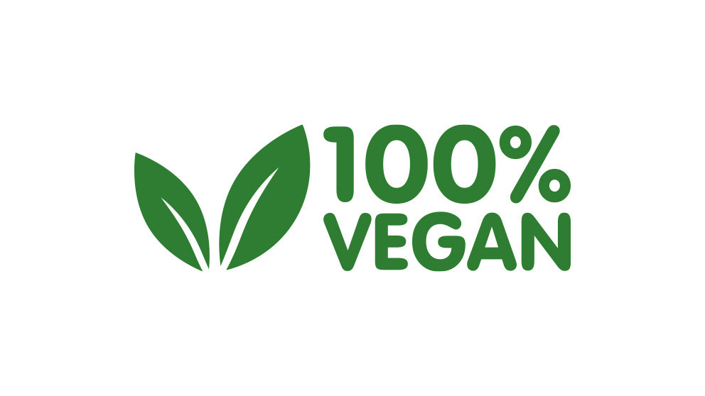 CBD Fruchtgummis 100% Vegan Logo